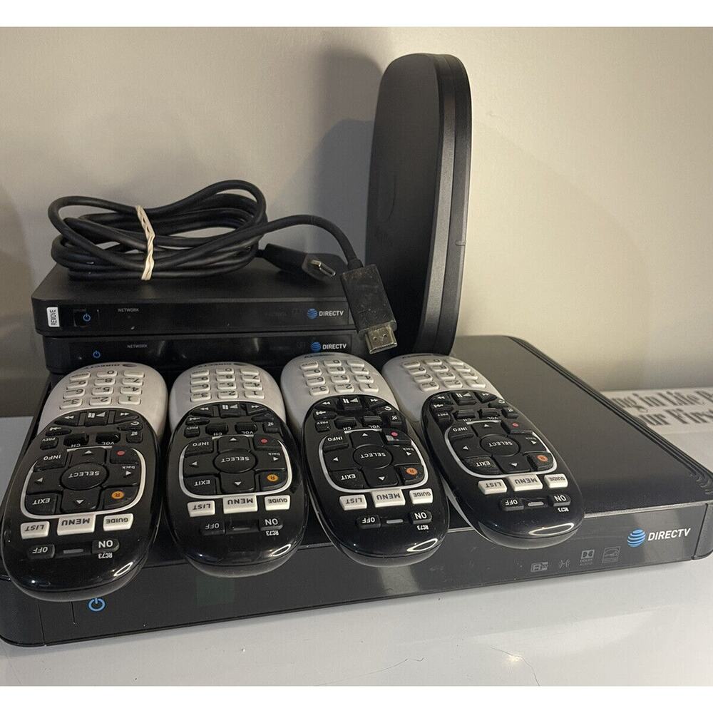 DirectTV Boxes Model HR54-700 & (3) C61-700 Receivers With Remotes & Power Cords